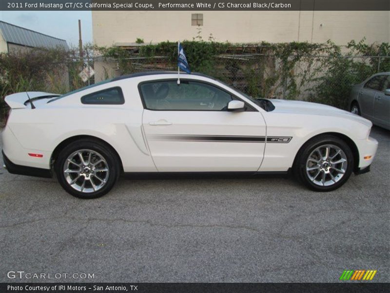 Performance White / CS Charcoal Black/Carbon 2011 Ford Mustang GT/CS California Special Coupe