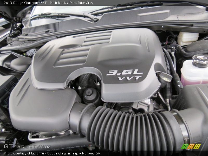 Pitch Black / Dark Slate Gray 2013 Dodge Challenger SXT