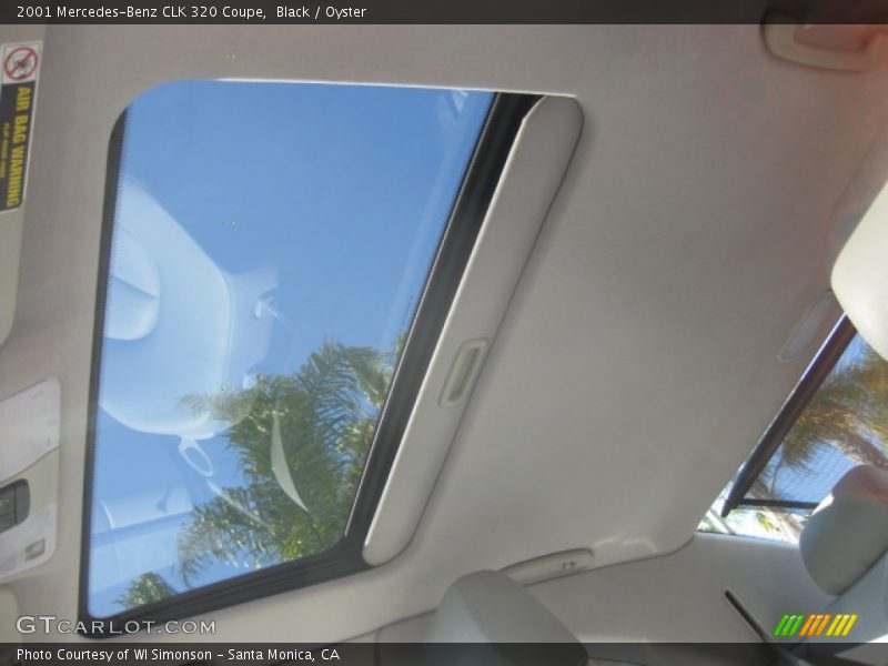 Black / Oyster 2001 Mercedes-Benz CLK 320 Coupe