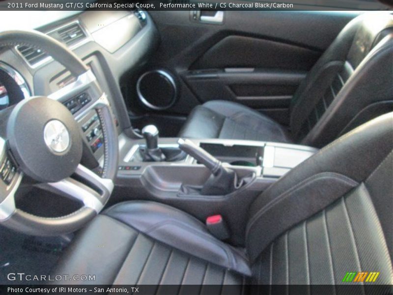 Performance White / CS Charcoal Black/Carbon 2011 Ford Mustang GT/CS California Special Coupe