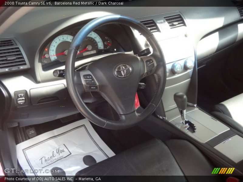 Barcelona Red Metallic / Dark Charcoal 2008 Toyota Camry SE V6