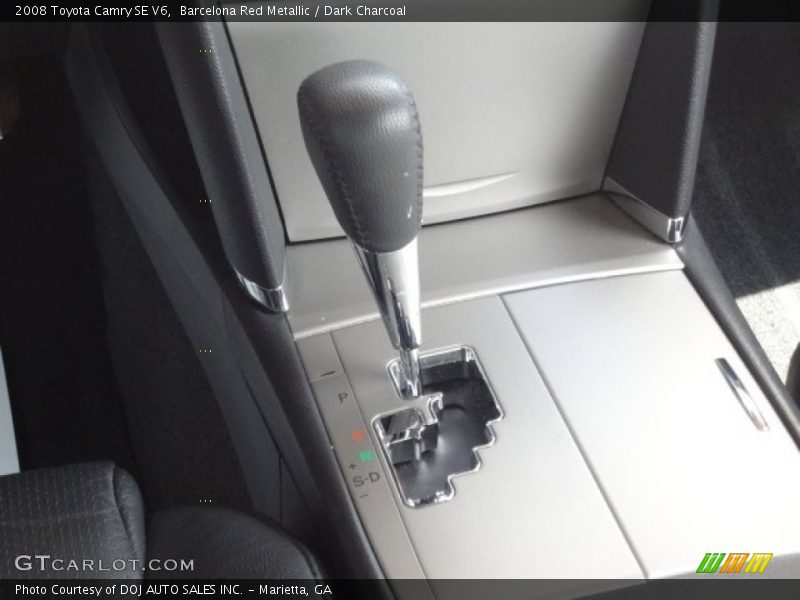 Barcelona Red Metallic / Dark Charcoal 2008 Toyota Camry SE V6