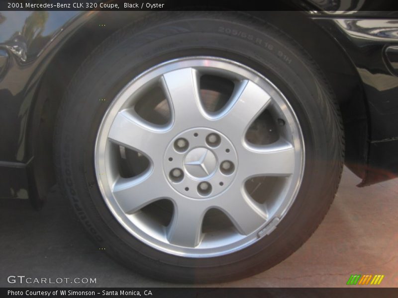 Black / Oyster 2001 Mercedes-Benz CLK 320 Coupe