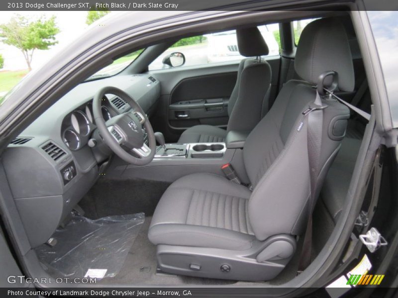 Pitch Black / Dark Slate Gray 2013 Dodge Challenger SXT