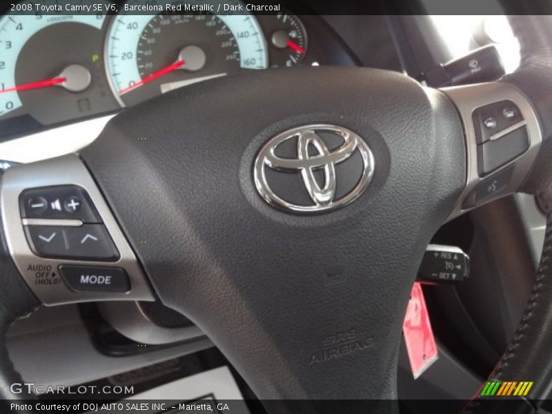 Barcelona Red Metallic / Dark Charcoal 2008 Toyota Camry SE V6