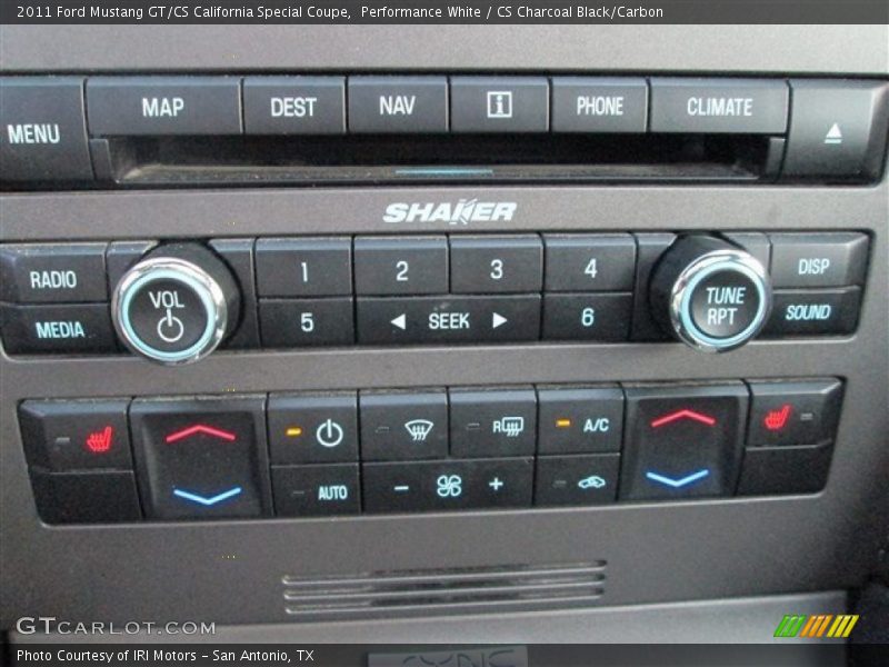 Performance White / CS Charcoal Black/Carbon 2011 Ford Mustang GT/CS California Special Coupe
