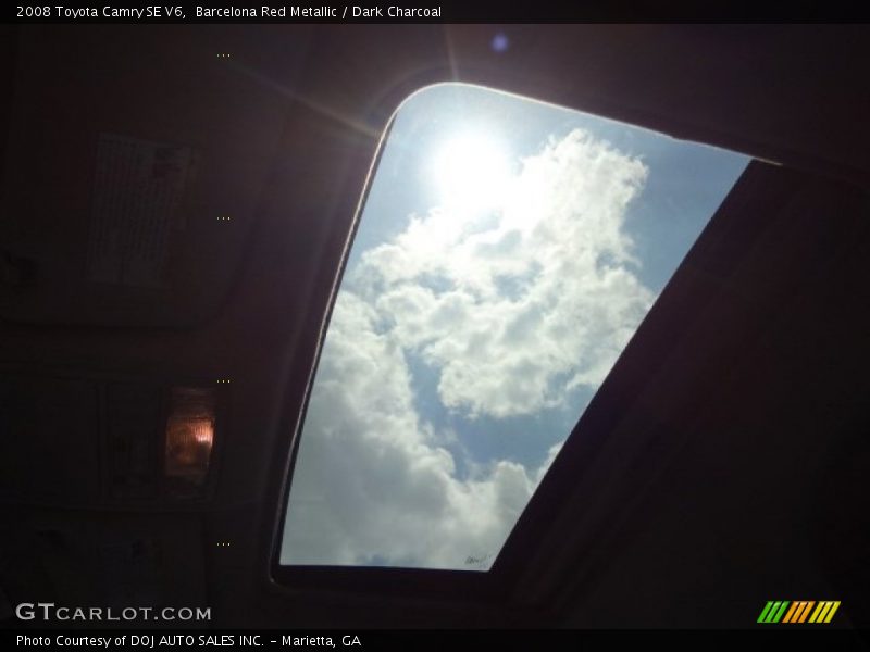 Barcelona Red Metallic / Dark Charcoal 2008 Toyota Camry SE V6