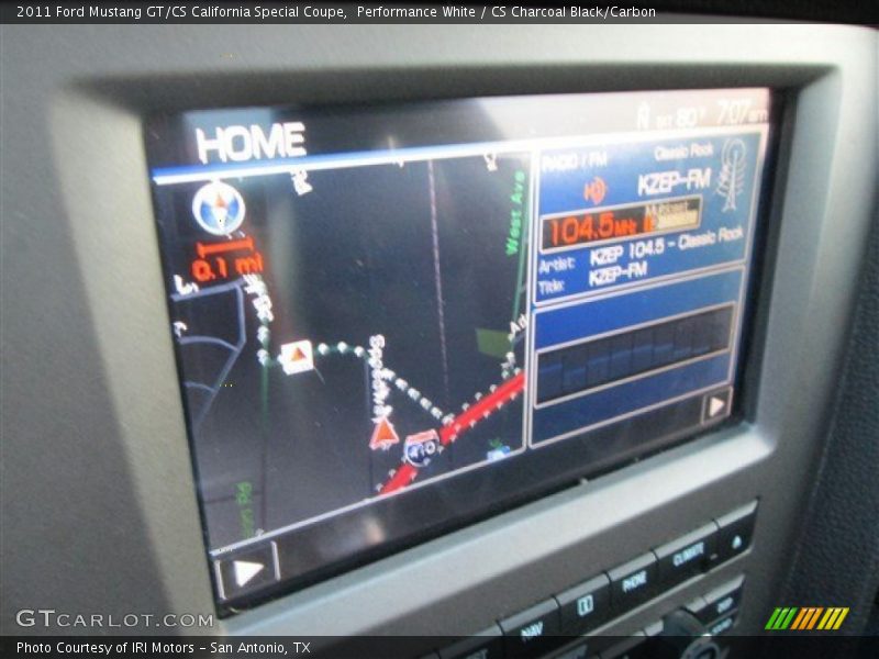 Performance White / CS Charcoal Black/Carbon 2011 Ford Mustang GT/CS California Special Coupe