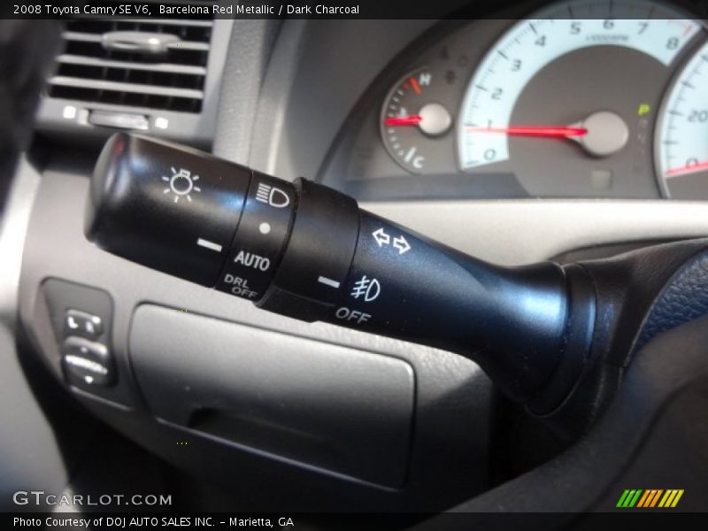 Barcelona Red Metallic / Dark Charcoal 2008 Toyota Camry SE V6