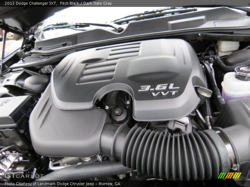Pitch Black / Dark Slate Gray 2013 Dodge Challenger SXT