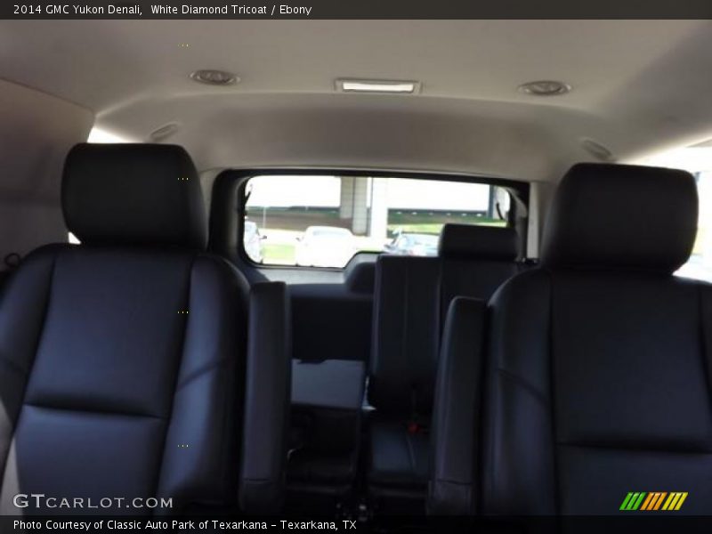 White Diamond Tricoat / Ebony 2014 GMC Yukon Denali