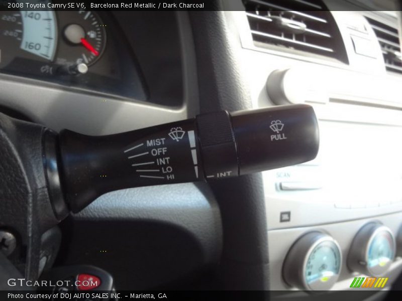 Barcelona Red Metallic / Dark Charcoal 2008 Toyota Camry SE V6