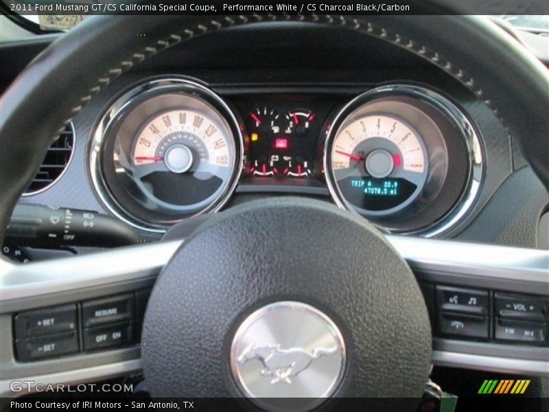 Performance White / CS Charcoal Black/Carbon 2011 Ford Mustang GT/CS California Special Coupe