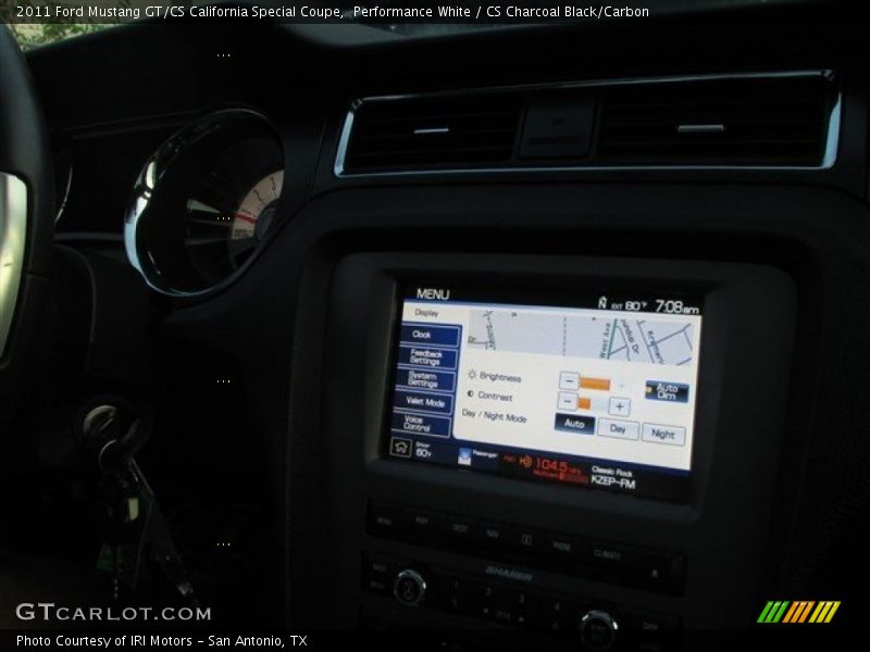 Performance White / CS Charcoal Black/Carbon 2011 Ford Mustang GT/CS California Special Coupe