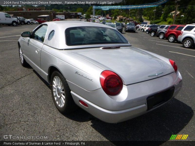 Platinum Silver Metallic / Light Sand 2004 Ford Thunderbird Deluxe Roadster
