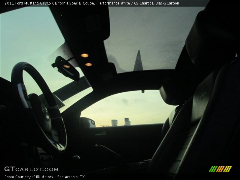 Performance White / CS Charcoal Black/Carbon 2011 Ford Mustang GT/CS California Special Coupe