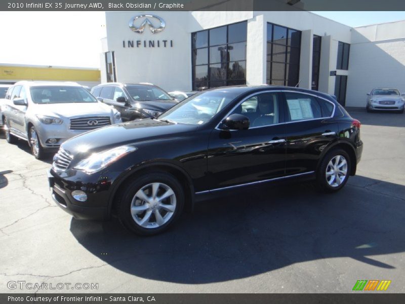 Black Obsidian / Graphite 2010 Infiniti EX 35 Journey AWD