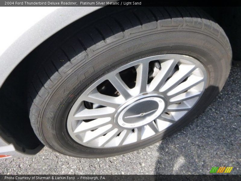 Platinum Silver Metallic / Light Sand 2004 Ford Thunderbird Deluxe Roadster