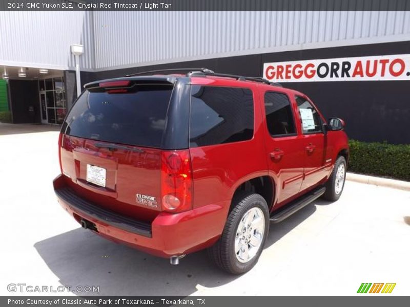 Crystal Red Tintcoat / Light Tan 2014 GMC Yukon SLE