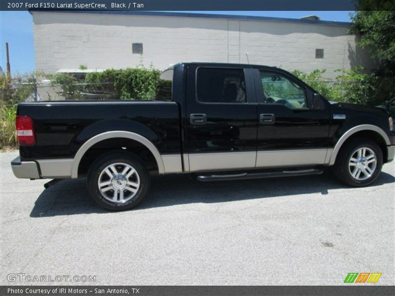 Black / Tan 2007 Ford F150 Lariat SuperCrew