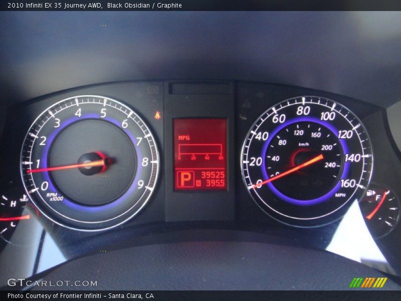 Black Obsidian / Graphite 2010 Infiniti EX 35 Journey AWD