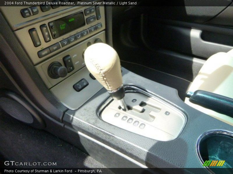 Platinum Silver Metallic / Light Sand 2004 Ford Thunderbird Deluxe Roadster