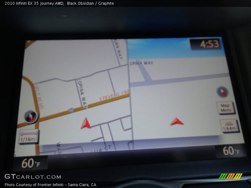 Black Obsidian / Graphite 2010 Infiniti EX 35 Journey AWD