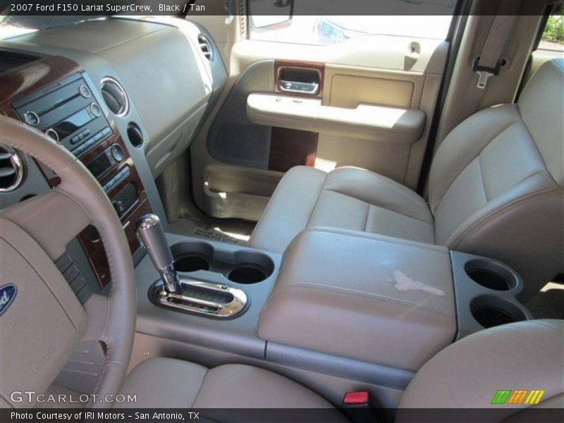 Black / Tan 2007 Ford F150 Lariat SuperCrew