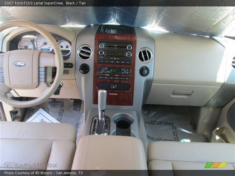 Black / Tan 2007 Ford F150 Lariat SuperCrew
