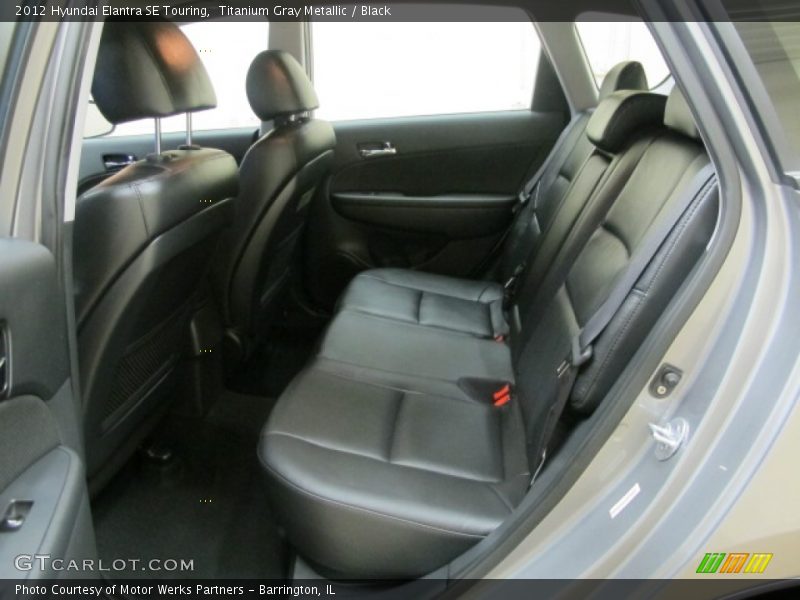 Titanium Gray Metallic / Black 2012 Hyundai Elantra SE Touring