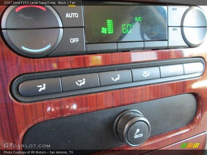 Black / Tan 2007 Ford F150 Lariat SuperCrew