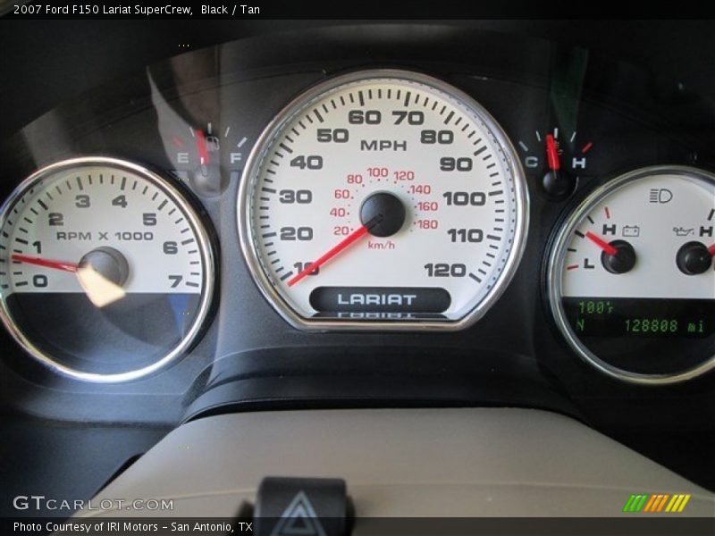 Black / Tan 2007 Ford F150 Lariat SuperCrew