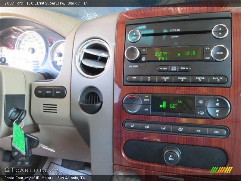 Black / Tan 2007 Ford F150 Lariat SuperCrew