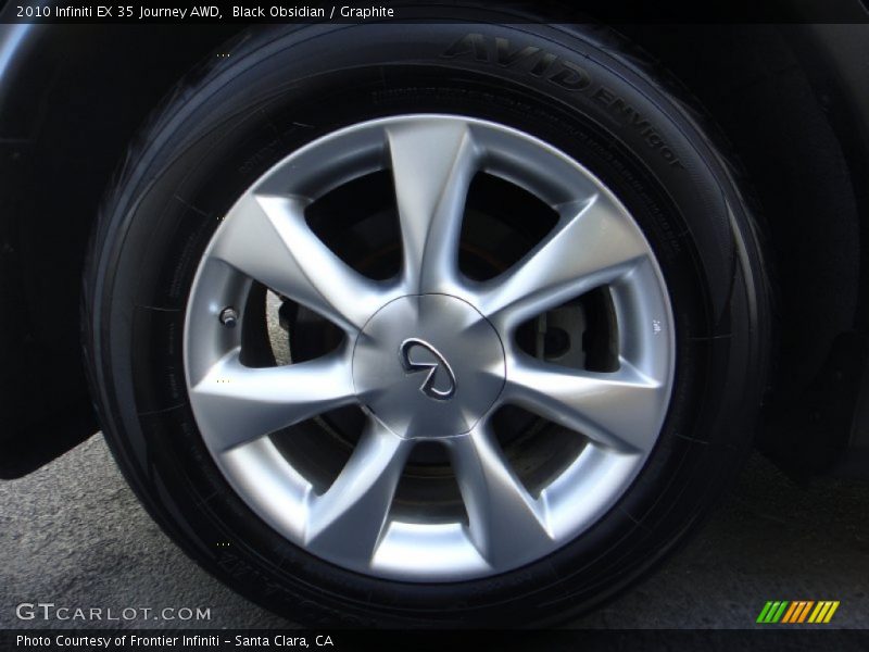 Black Obsidian / Graphite 2010 Infiniti EX 35 Journey AWD