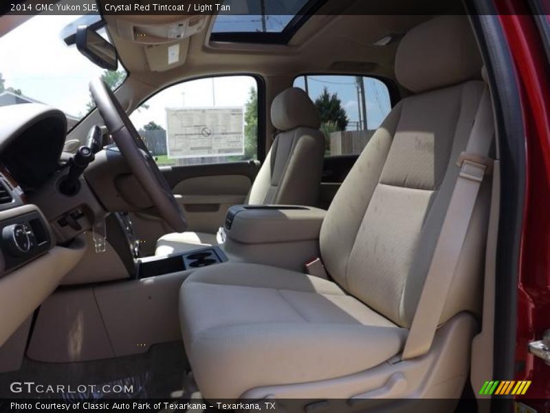 Front Seat of 2014 Yukon SLE