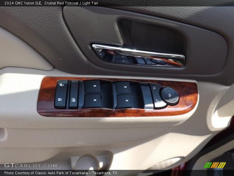 Crystal Red Tintcoat / Light Tan 2014 GMC Yukon SLE