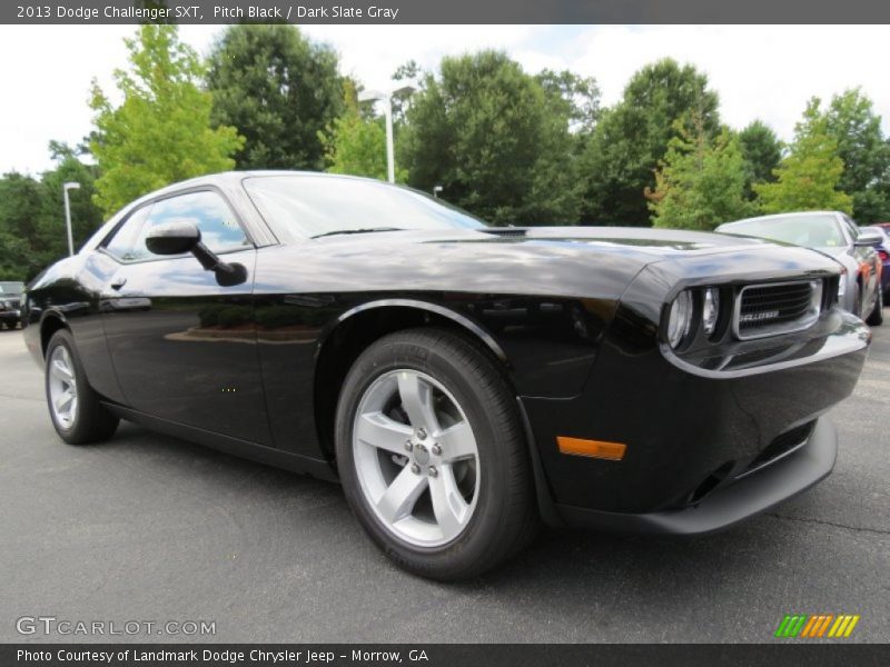 Pitch Black / Dark Slate Gray 2013 Dodge Challenger SXT