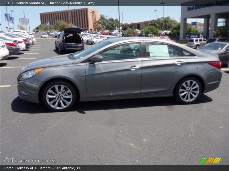 Harbor Gray Metallic / Gray 2013 Hyundai Sonata SE