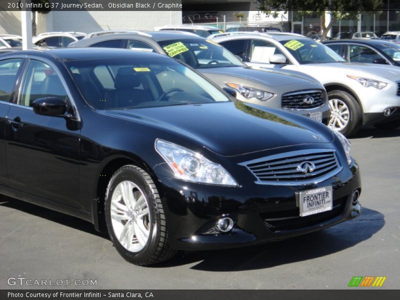 Obsidian Black / Graphite 2010 Infiniti G 37 Journey Sedan