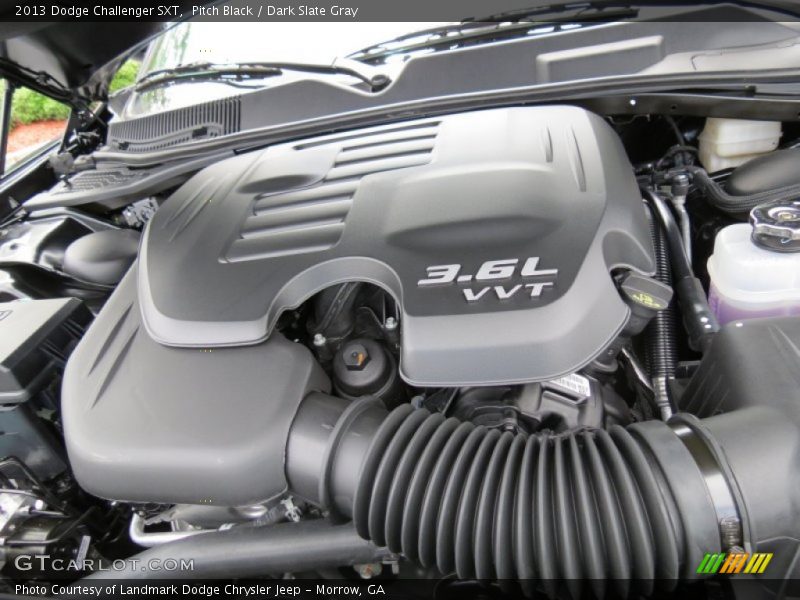 Pitch Black / Dark Slate Gray 2013 Dodge Challenger SXT