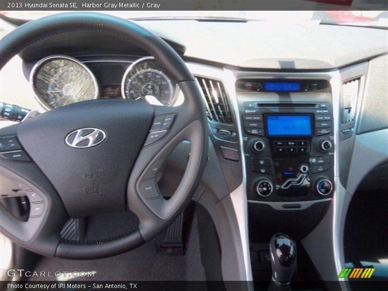 Harbor Gray Metallic / Gray 2013 Hyundai Sonata SE