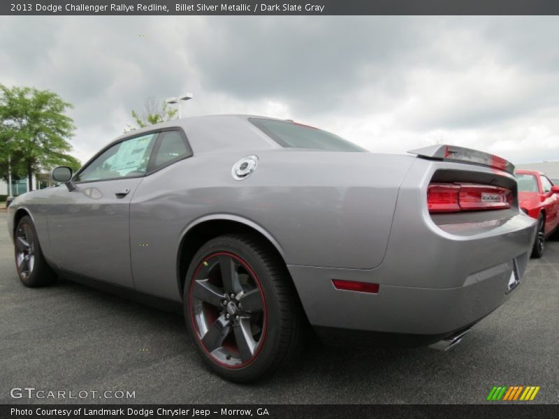 Billet Silver Metallic / Dark Slate Gray 2013 Dodge Challenger Rallye Redline