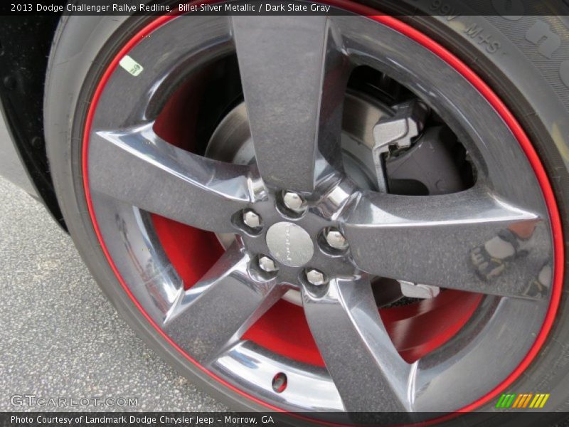 Billet Silver Metallic / Dark Slate Gray 2013 Dodge Challenger Rallye Redline