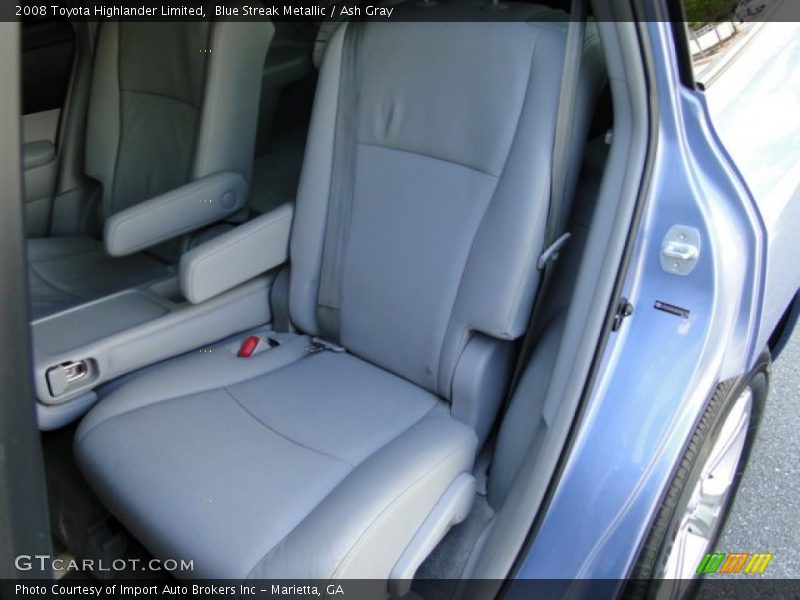 Blue Streak Metallic / Ash Gray 2008 Toyota Highlander Limited