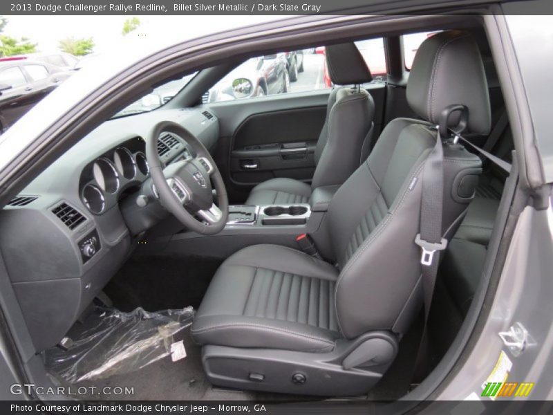 Billet Silver Metallic / Dark Slate Gray 2013 Dodge Challenger Rallye Redline