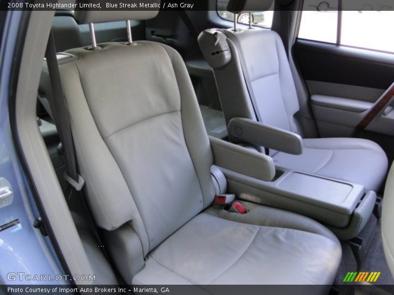 Blue Streak Metallic / Ash Gray 2008 Toyota Highlander Limited