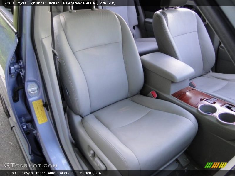Blue Streak Metallic / Ash Gray 2008 Toyota Highlander Limited