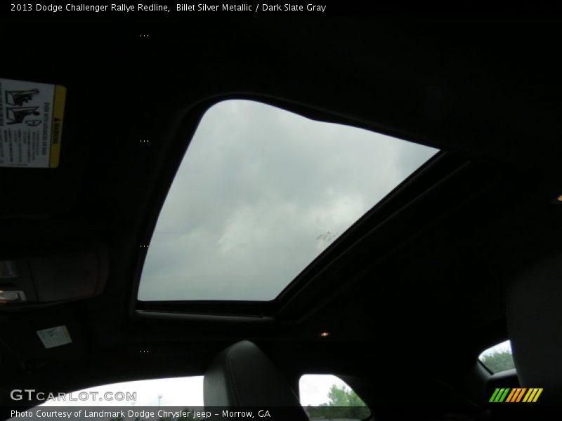 Billet Silver Metallic / Dark Slate Gray 2013 Dodge Challenger Rallye Redline