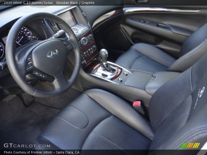Obsidian Black / Graphite 2010 Infiniti G 37 Journey Sedan