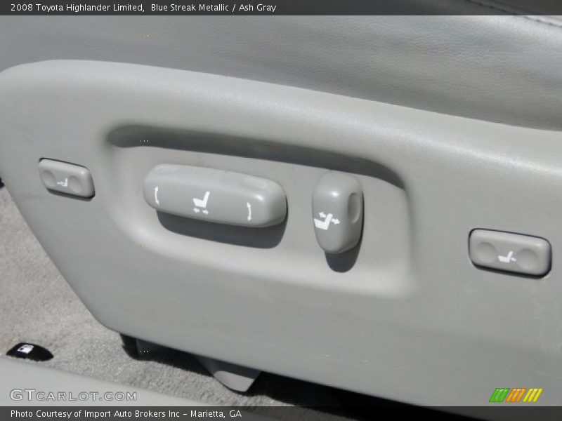 Blue Streak Metallic / Ash Gray 2008 Toyota Highlander Limited